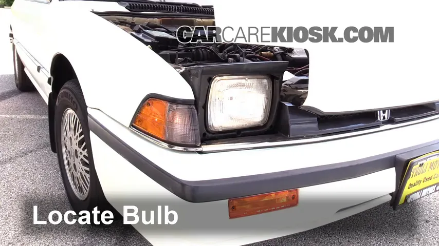 1985 Honda Prelude 2.0 Si 2.0L 4 Cyl. Éclairage Feu de jour (remplacer l'ampoule)